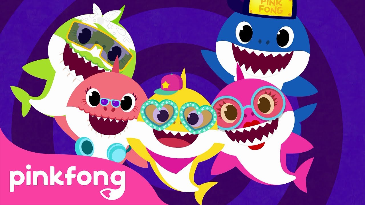 Festa de Dança do Tubarão | Cante junto com o Bebê Tubarão | Pinkfong Canções para Crianças