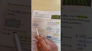 Reveal Math Grade 4 Lesson 13-7 Solve Problems Using a Perimeter Formula