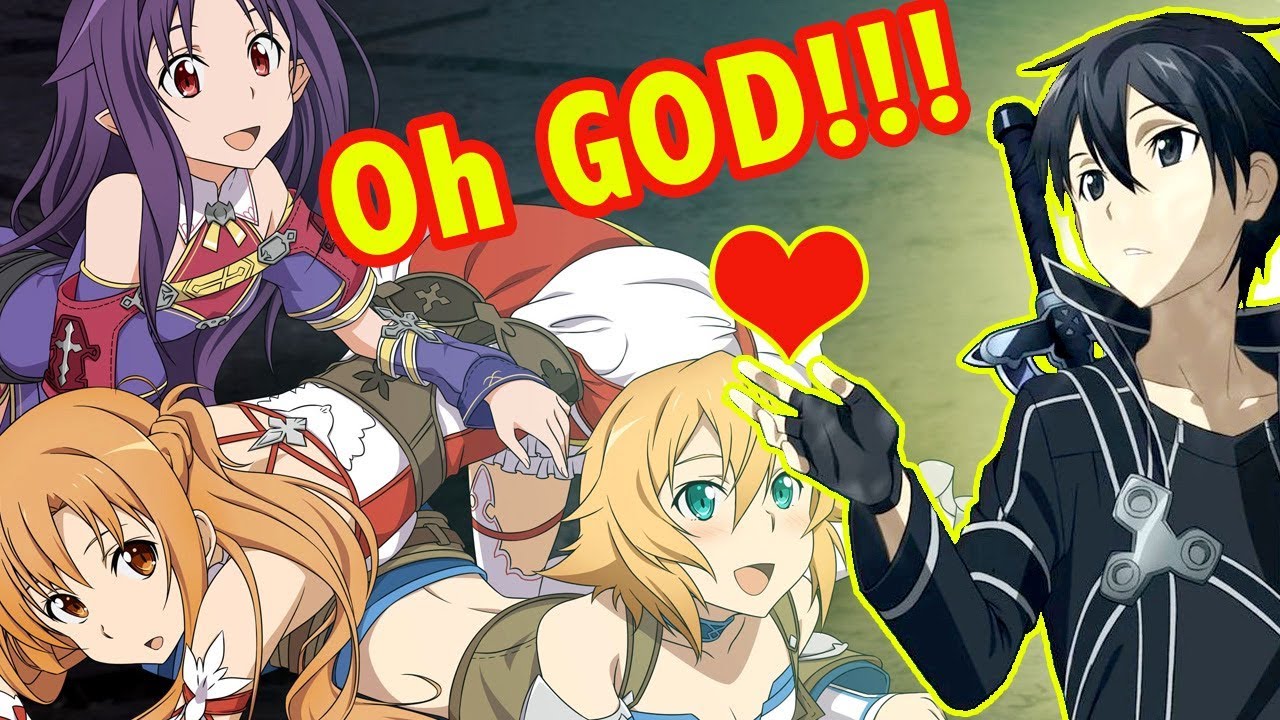 O HÁREM MAIS QUENTE de Sword Art Online Hollow Realization DS JOGA