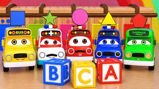 Wheels on the Bus - Car Garage Adventure - BabyWheels TV Baby Nursery Rhymes &amp; Kids Songs