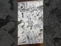 緑谷出久:ライジング#一発描き #模写 #模写イラスト #ヒロアカ #僕のヒーローアカデミア #緑谷出久 #shorts