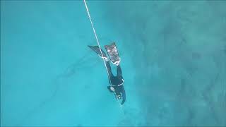 Equalization training for beginners in freediving