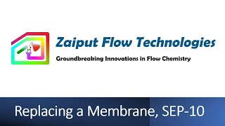 Celebrity SEP-10 - How to replace the membrane Profile