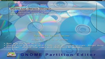 GParted Live 0.30.0-1