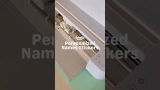 Making of personalized names stickers using my #cricut #cricutmade #cricutmaker3