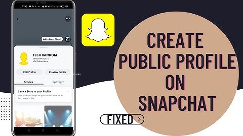How To Create/Make Public Profile On Snapchat || Get Subscription Button New Update