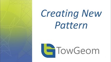 How to create new Pattern in TowGeom | Degi Trans Pvt Ltd