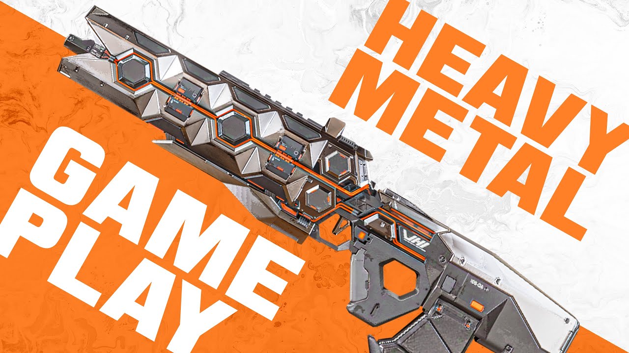 SEASON 4 LVL 100 Flatline Heavy Metal × SKIN GAMEPLAY × Apex Legends ...