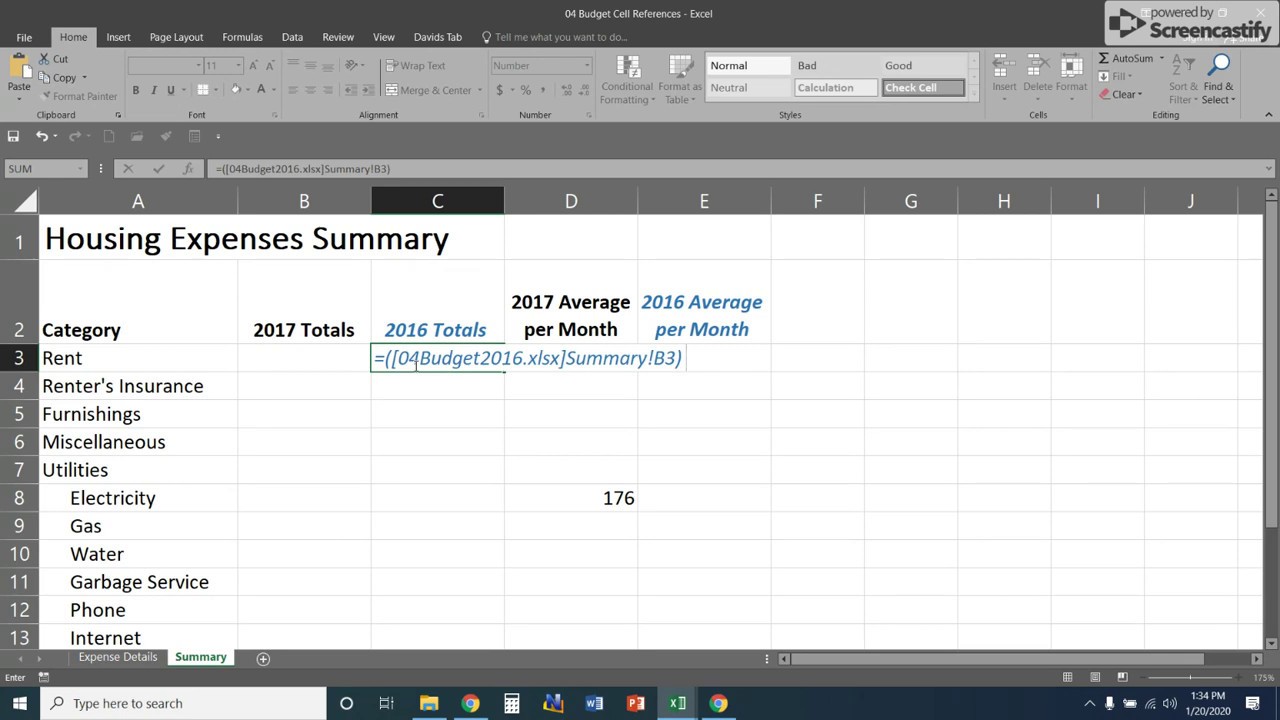 Excel 2016 Reference Data In Another Workbook YouTube