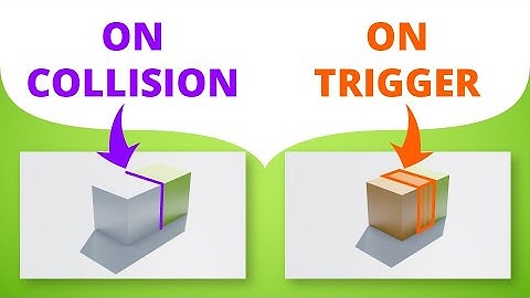 OnTrigger ve OnCollison kullanımı (UNITY)