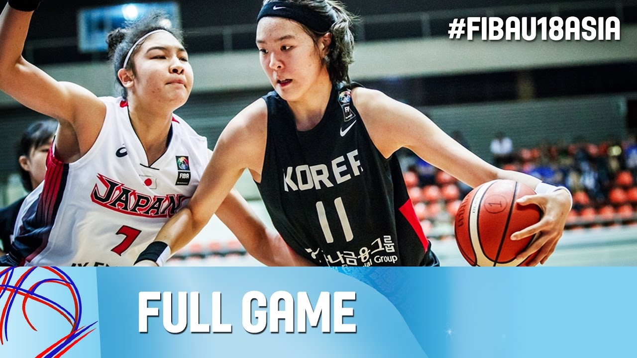 Japan v Korea Full Game FIBA Asia U18 Championship for Women 2016
