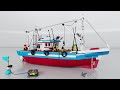 LEGO Bricklink Great Fishing Boat Speedbuild