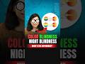 Color Blindness Vs Night Blindness NEET Concept Neetbiology Neet2024 Color Blindness Vs Night Blindness NEET Concept Neetbiology Neet2024