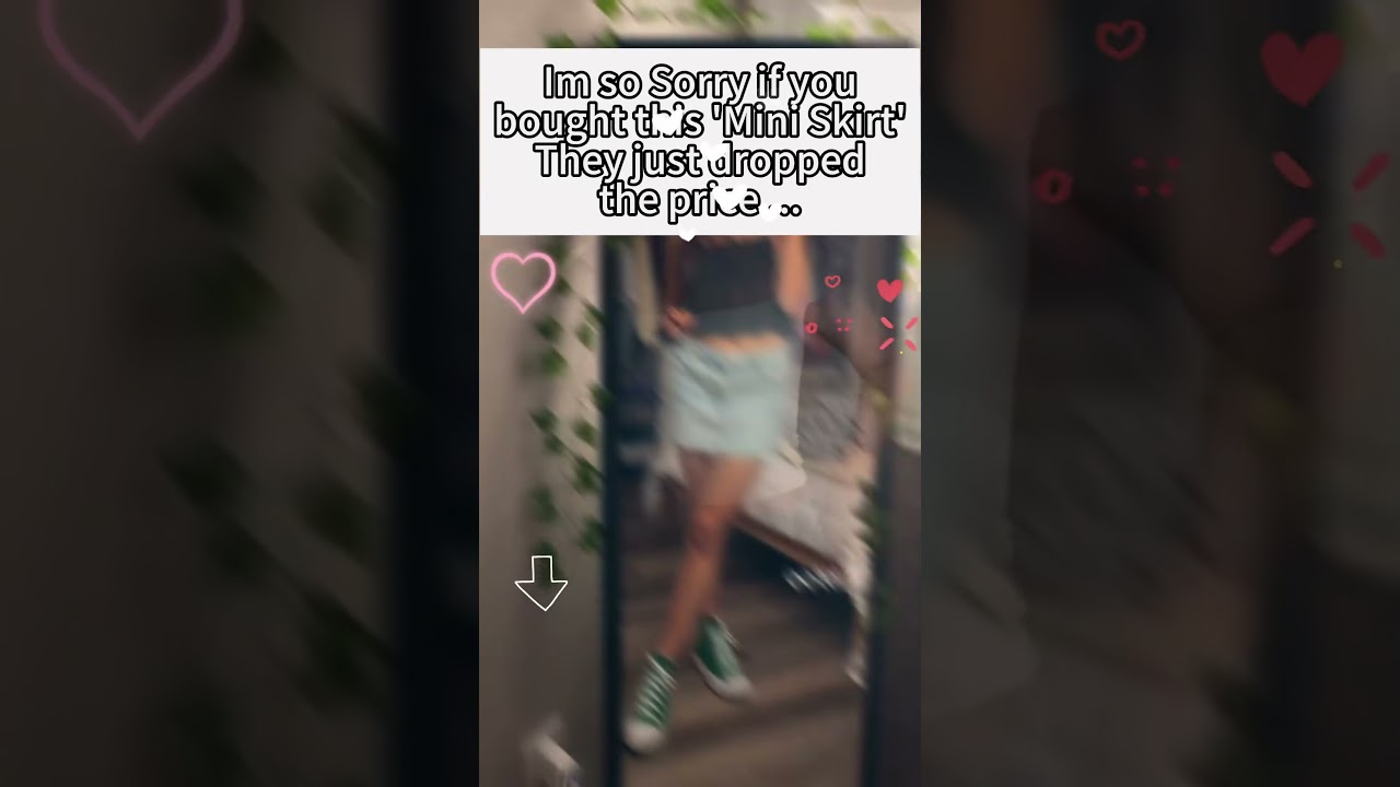 Indigo Denim Mini Skirt