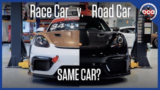 Porsche 718 Cayman GT4 RS road car vs. GT4 RS Clubsport: One and the same?