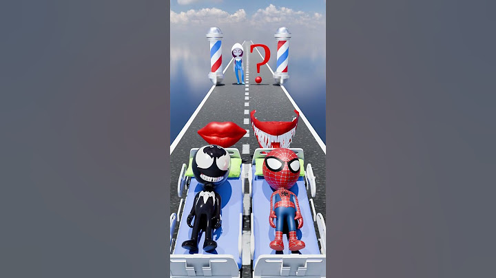 GTA V New Kiss Run Spider-man vs Venom Funny Epic Challenge! #gta