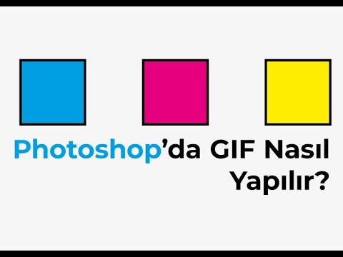 Video: Bir GIF'i Photoshop cs6'ya nasıl aktarırım?