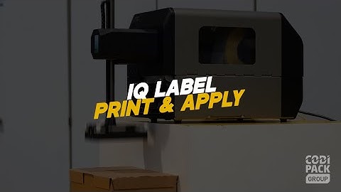 IQ LABEL PRINT & APPLY - CODIPACK NV