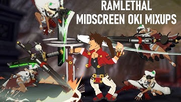 Ramlethal | High/Low Left/Right Midscreen Oki Mixups | (Guilty Gear Strive)