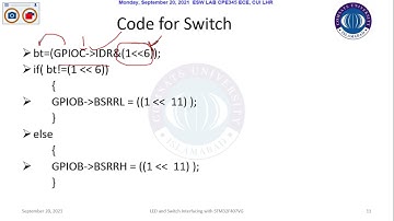 Interfacing of LED and Switch with STM32F407VG Part 8 [Switch Interfacing Code]