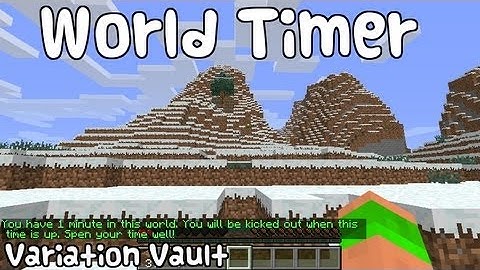 Minecraft Bukkit Plugin - World Timer - Set a timer limit a player can be in a world for!