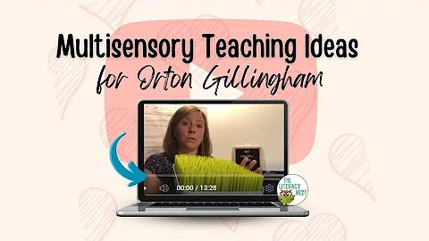 Multisensory Teaching Ideas for Orton Gillingham T...