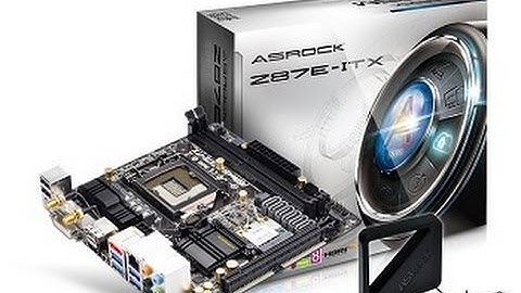 Asrock Z87E-ITX Motherboard Unboxing