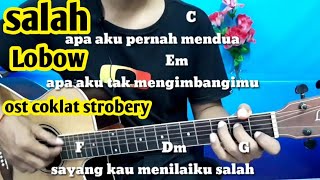 Chord Mudah (Salah - Lobow )By Darmawan Gitar ( Tutorial Gitar ) Untuk Pemula