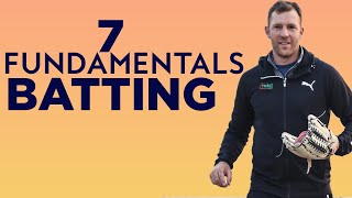 7 FUNDAMENTALS of Batting | How To Bat In Cricket | Gio Colussi Coaching Tips