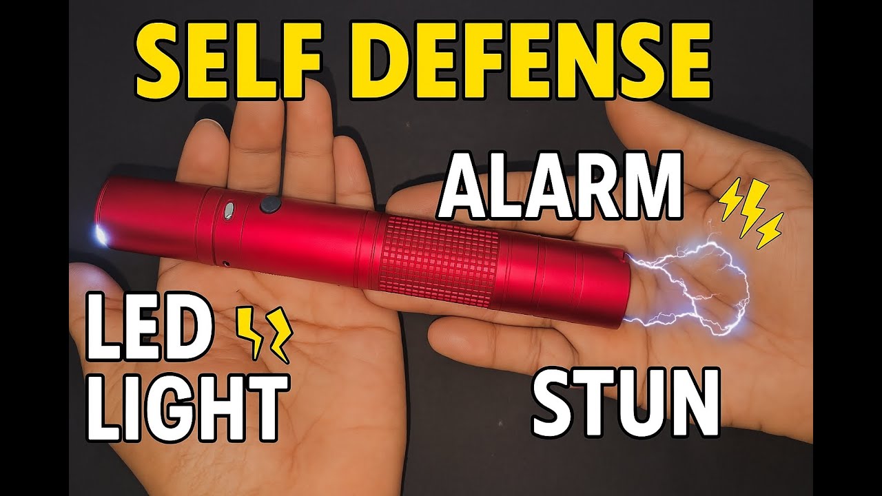 Ultimate Self-Defense Tool 🚨 LED, Alarm & Shock Test | Safety First!