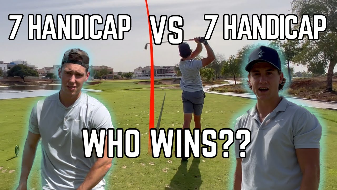 2 MID HANDICAP GOLFERS PLAY A GOLF MATCH, WHO WINS??