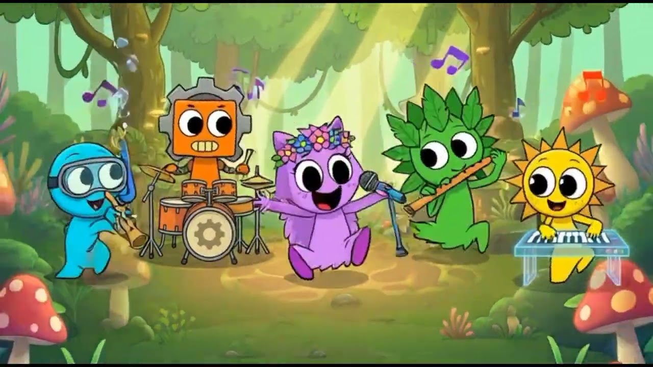 Sprunki Nonstop Funny Dance Party 🎶😂 | Kids Cartoon Music Video.