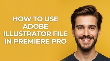 How to Use Adobe Illustrator File In Premiere Pro - GUIDE!