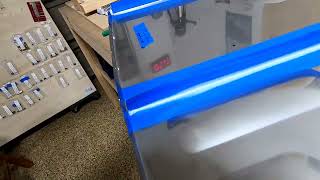 RANS S-21 (048) Sealing and riveting the firewall together and using sealant for skin dampening