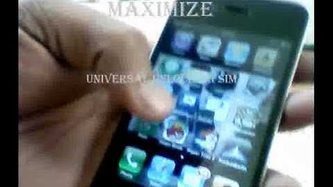 maximize universal unlocking sim works 100% perfect proof.flv