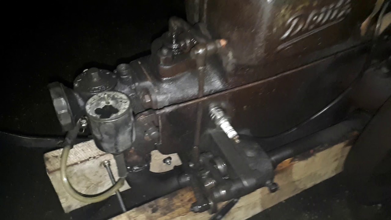 Deutz MA213 1925  erste probelauf stationärmotor verdampfermotor standmotor