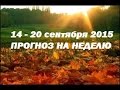 14 - 20 сентября 2015. Прогноз на неделю на картах таро