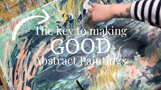 Painting Abstracts - Contrast and Rhythm