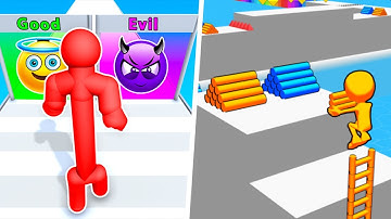 Tall Man Run vs Ladder Master - Game Fun Gameplay Walkthrough Max Levels