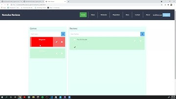 Game Review Full-Stack Project Demo Rails/JavaScript