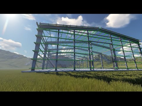 Photorealistic Rendering Portal Frame in Lumion I Tekla Structures