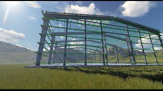 Photorealistic Rendering Portal Frame in Lumion I Tekla Structures