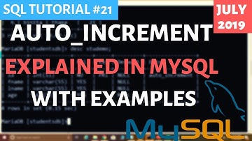 MySQL in Hindi #21: AUTO INCREMENT PRIMARY KEY in MySQL in Hindi PhpMyAdmin & CMD