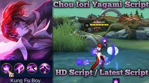 Chou Iori Yagami Skin Script | Real Kof Background | Real Kof Voice | MLBB |