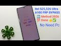 All Itel S25,S26,A100 FRP BYPASS Android 15 🆕 Method 💯 Done 👍✅ Google I'd Forget 2026