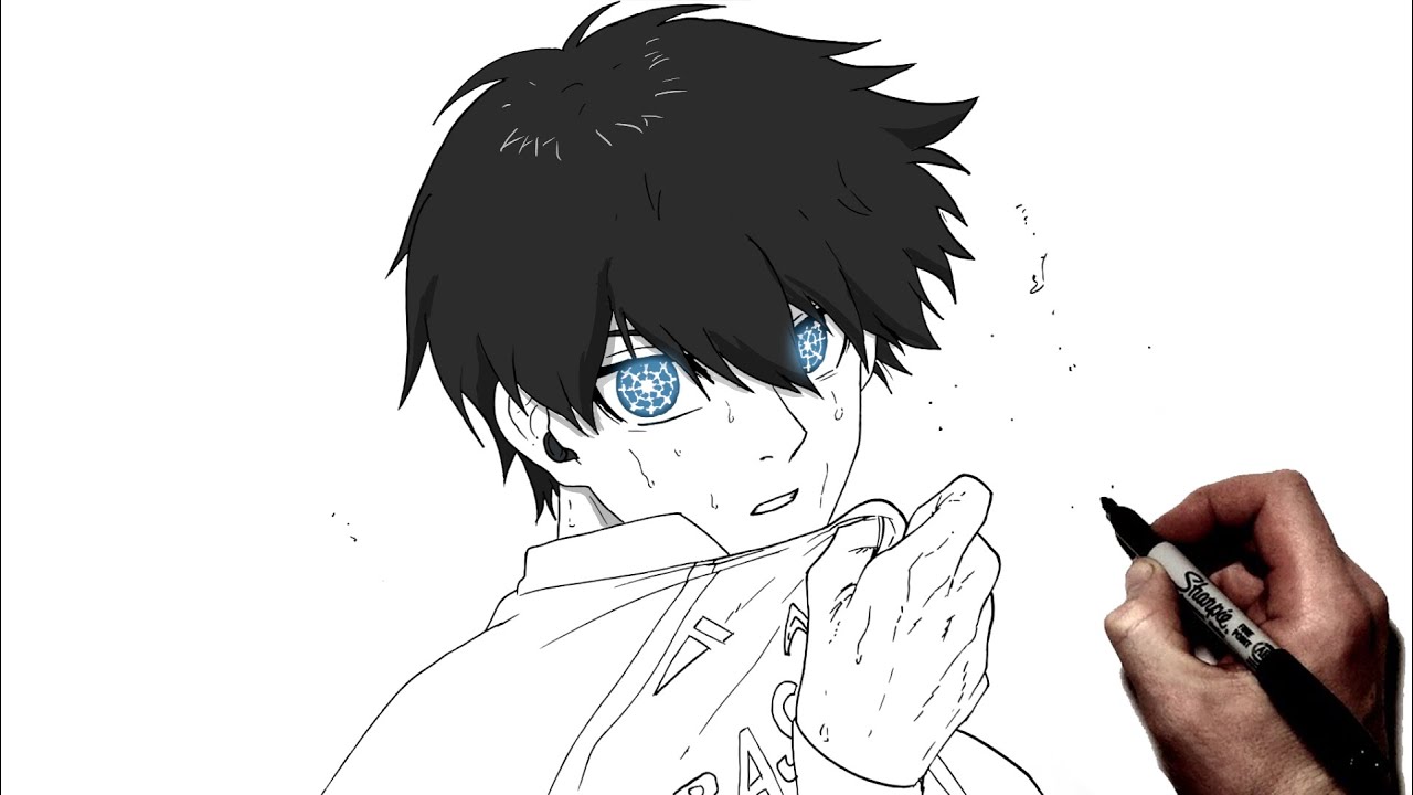 How To Draw Isagi Metavision | Step By Step | Blue Lock