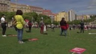 Hundreds in Lisbon May Day rally despite lockdown