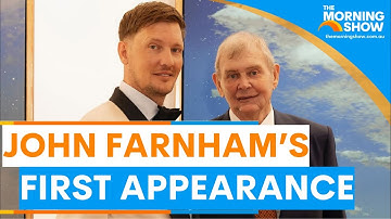 John Farnham spotted for first time after surgery