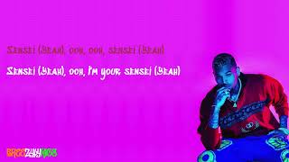 Chris Brown - Sensei (feat. A1) [LYRIC VIDEO]