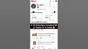 🎉 50 Subscribers Celebration ❤️ | #50subscribers  | Thank You for 50 SUBSCRIBERS ❤️